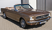 1964,5 Ford Mustang Cabrio, 260 V8 Prairie Bronze