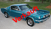 1965 Ford Mustang GT Fastback, Twilight Turquoise