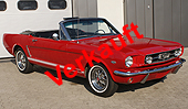 1965 Ford Mustang GT Cabriolet. K-Code, Candy Apple Red