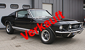 1967 Mustang Fastback Big Block 390, Raven Black - Schwarz